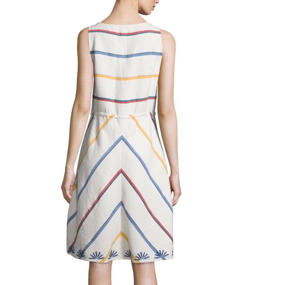 Tory Burch | NWT Blaine Embroidered Linen Dress - Picture 2 of 8